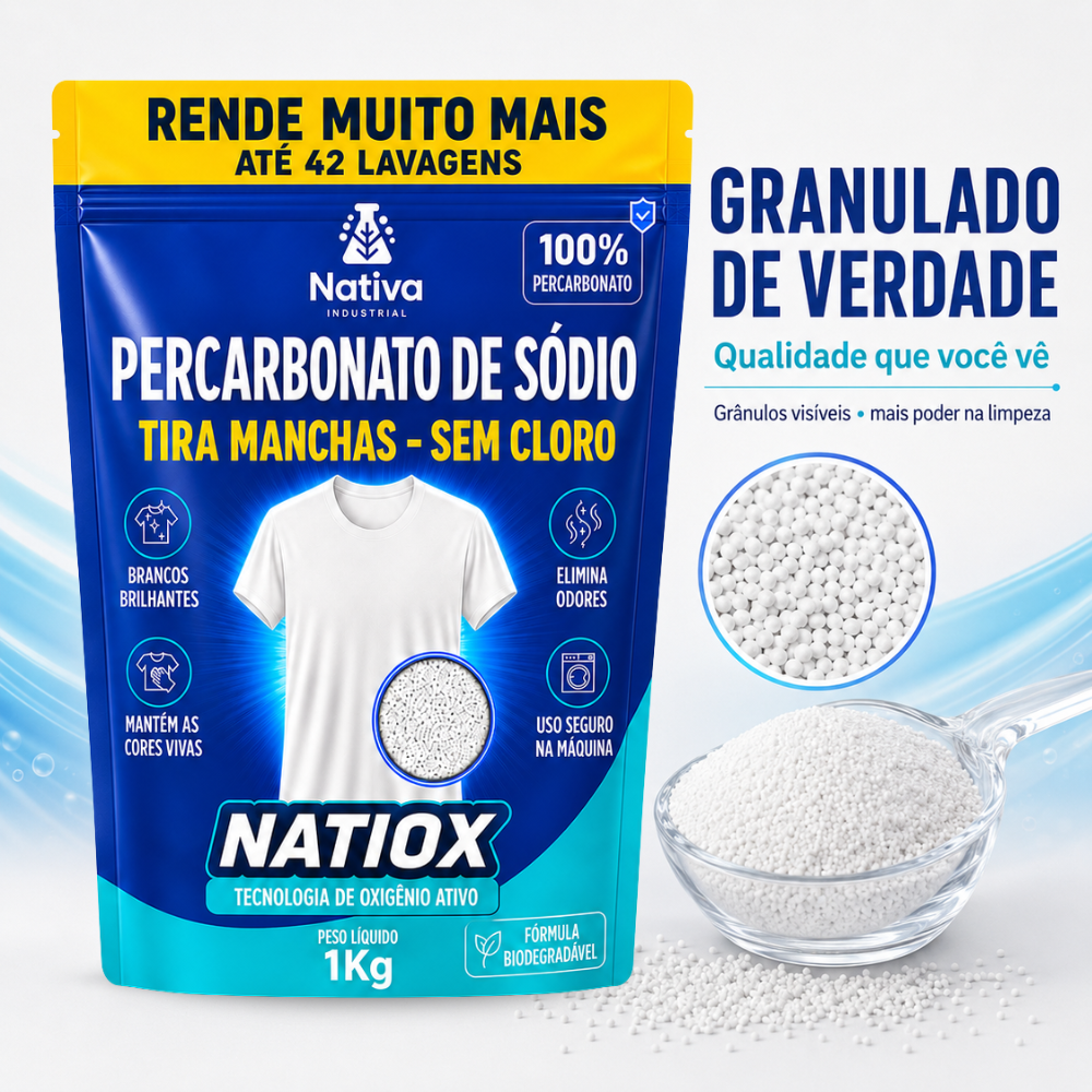 Percarbonato de Sódio Natiox 100% Puro - Imagem 3