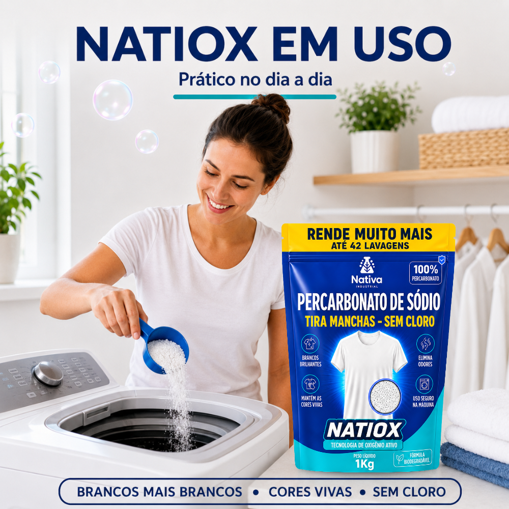 Percarbonato de Sódio Natiox 100% Puro - Imagem 4