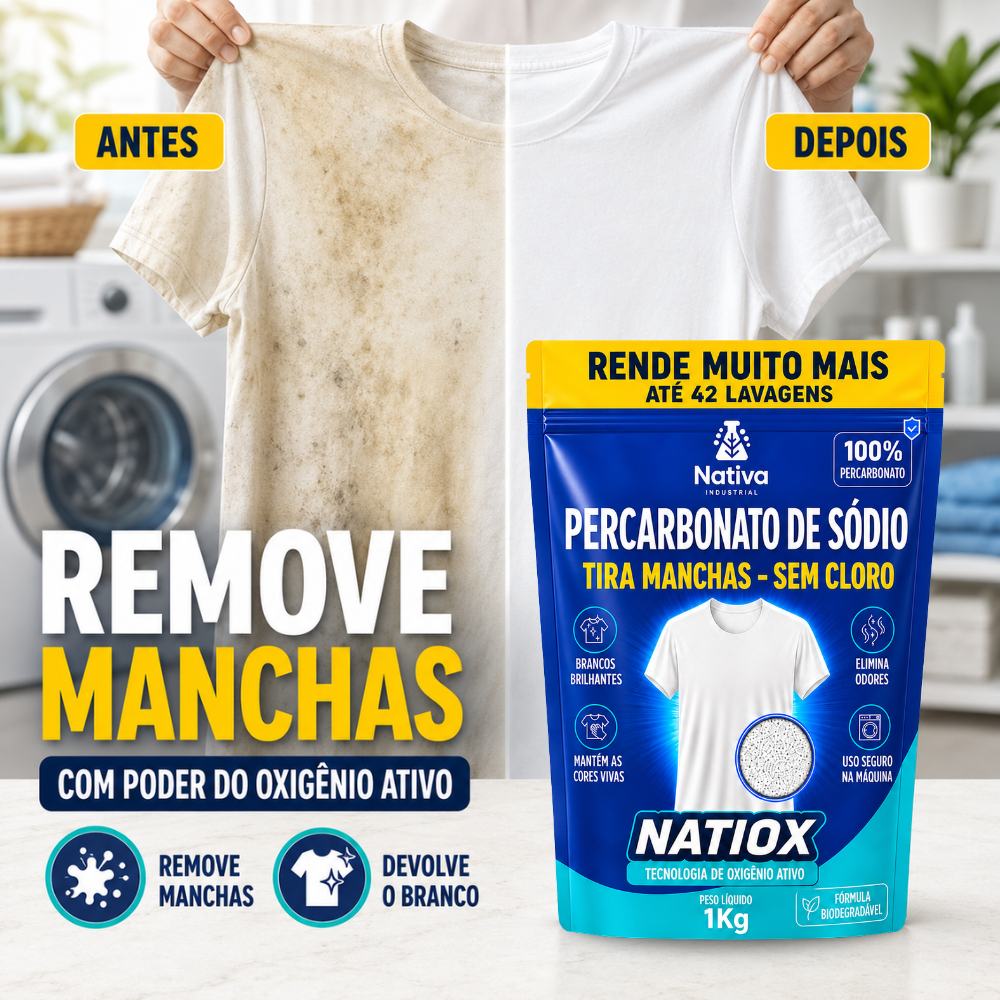 Percarbonato de Sódio Natiox 100% Puro - Imagem 5