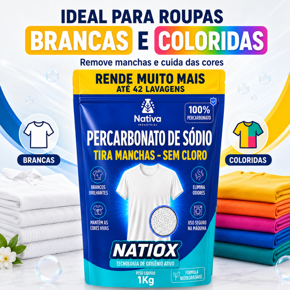Percarbonato de Sódio Natiox 100% Puro - Imagem 6